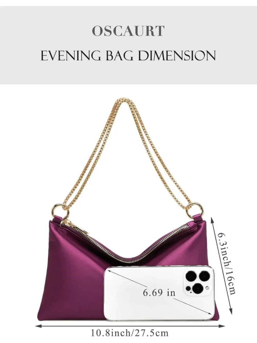 👜Women's Red Evening Handbag Satin Shoulder Bag Cocktail Party Wedding Purse